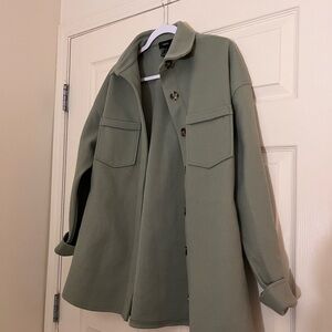 Forever 21 Utility Jacket in Olive